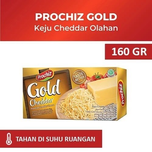 

PROCHIZ GOLD CHEDDAR Cheese Keju Batangan 160gram