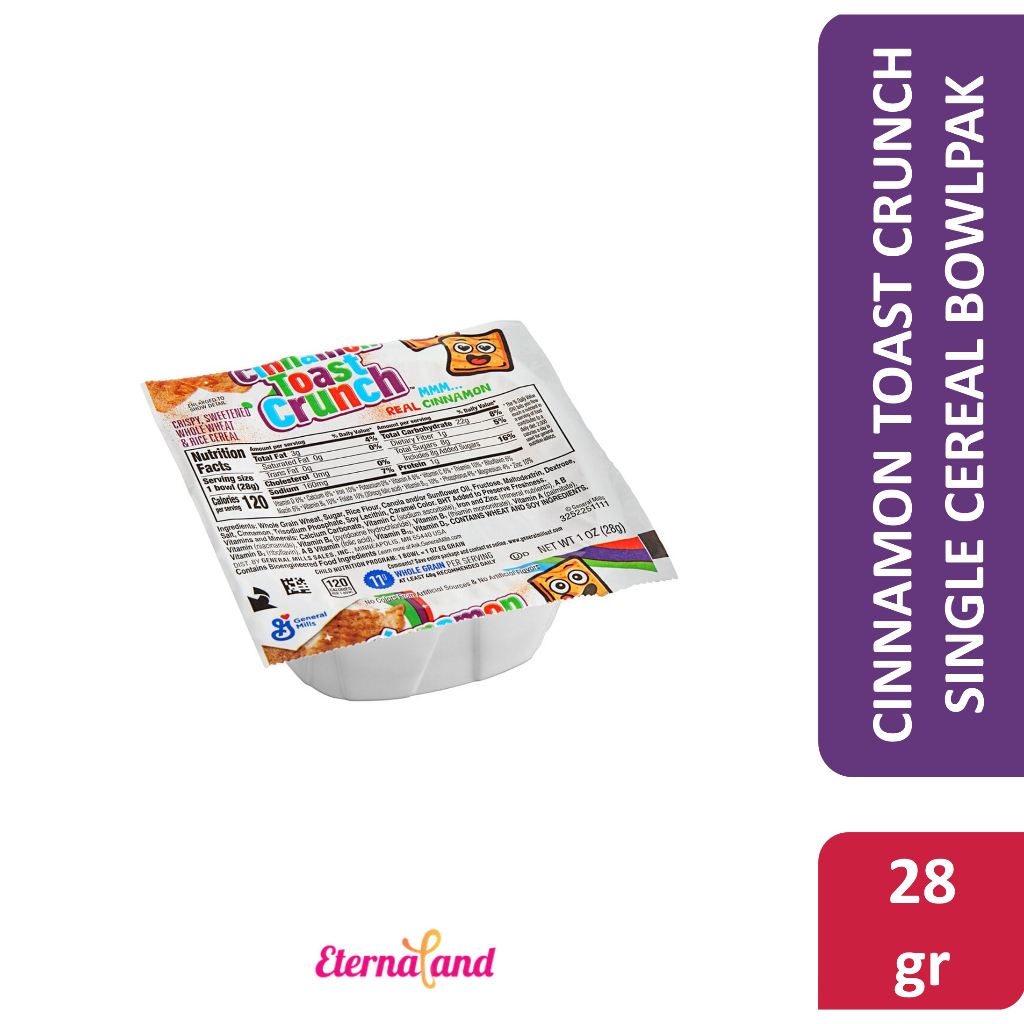 

Cinnamon Toast Crunch Single-Serve 1 oz - sereal impor USA