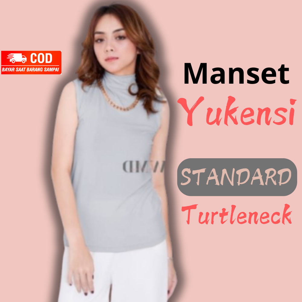 Mande Manset Baju Wanita Tanpa Lengan Standard Basic Inner Dalaman  Baju Wanita Muslimah Yukensi Lek