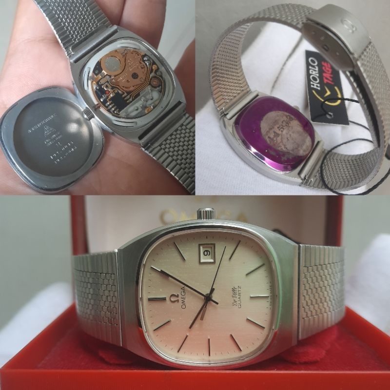 Jam Tangan Omega DeVille Vintage Original Bekas Preloved