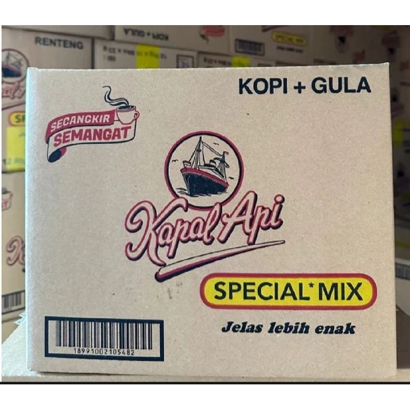 

KOPI KAPAL API spesial mix sachet 1dus 12renceng 10 sachet
