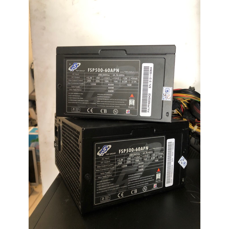PSU Power supply FSP 500watt Pure 80plus-PSU Fsp 500watt