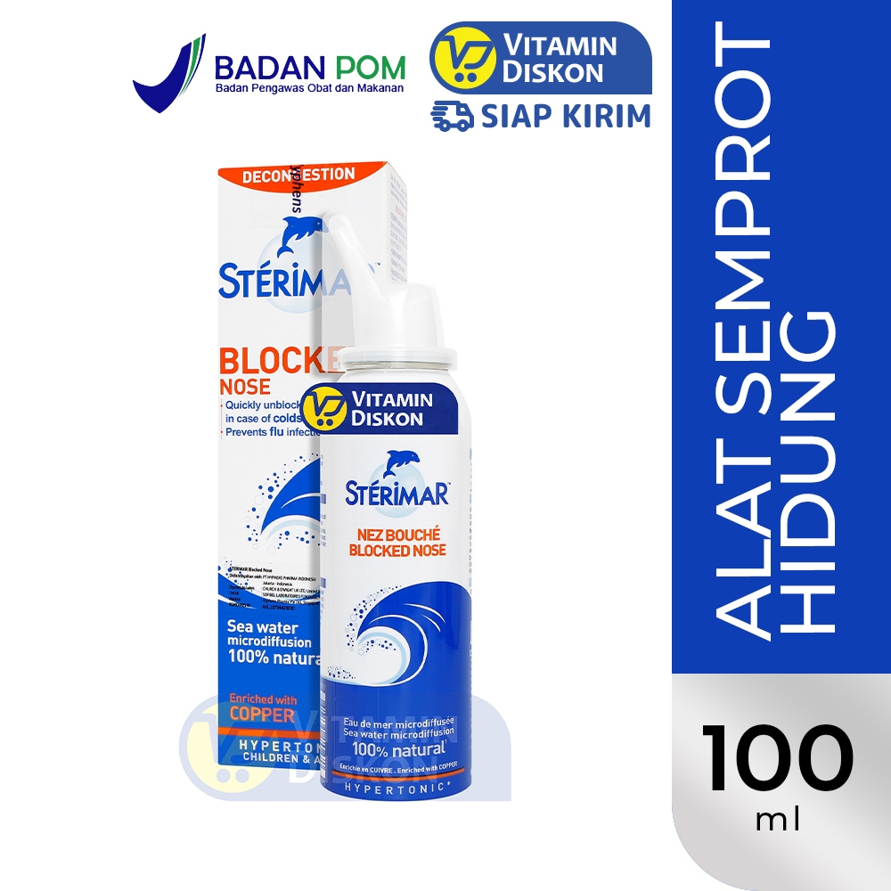 STERIMAR BLOCKED NOSE 100ML - Semprotan Hidung Tersumbat