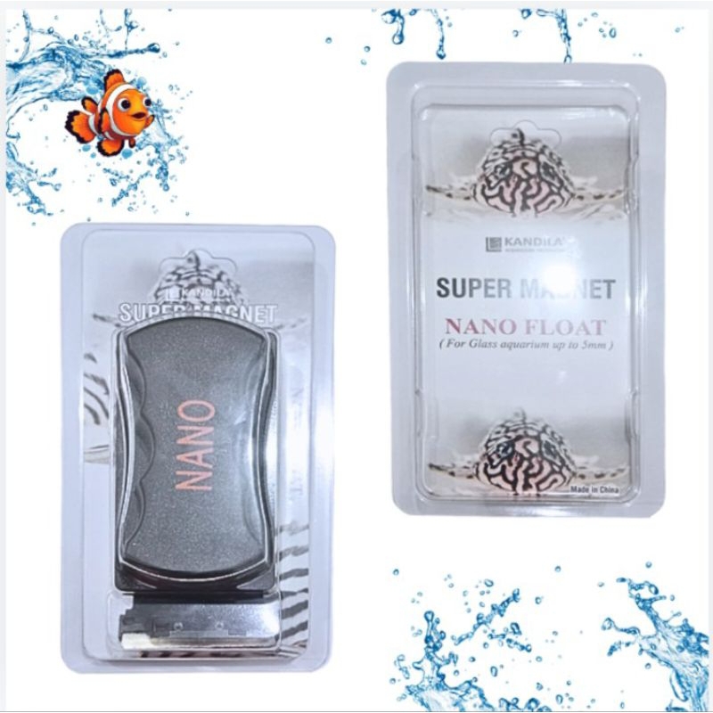 MAGNET KANDILA  NANO FLOAT SUPER MAGNET PEMBERSIH KACA KERAK AQUARIUM