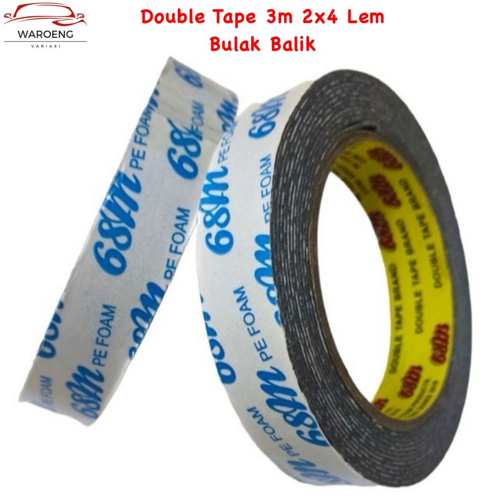 

Double Tape 3M Putih 2x 4cm Lem Bolak Balik