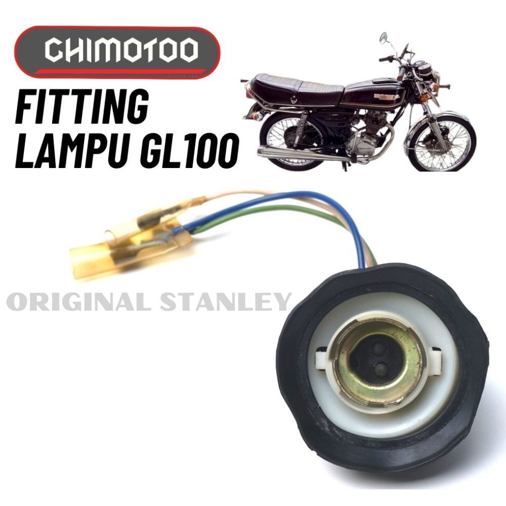 Fiting Fitting Piting Cop Soket Lampu Depan Motor Honda Win Gl 100 Gl Max Gl Pro Cb 100 Cb125 Origin