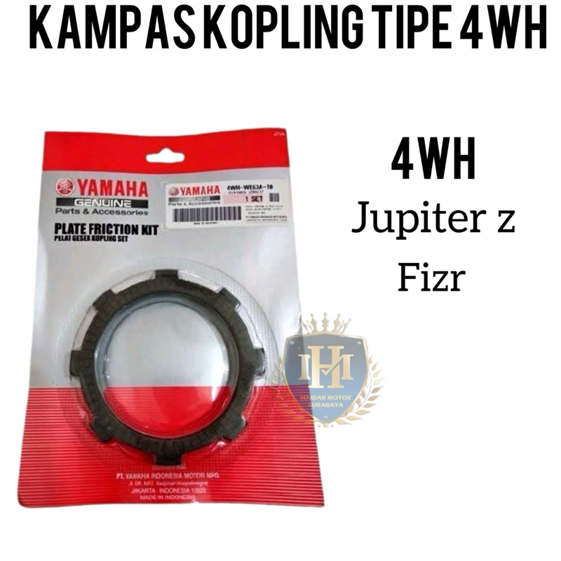 Kampas kopling original yamaha type 4WH/Kampas kopling ori yamaha jupiter z lama dan fizr