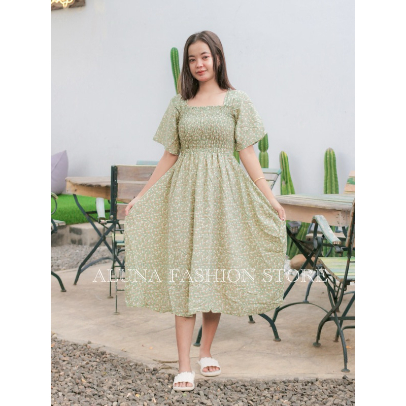 DASTER KERUT DADA/Daster smoked/daster fuji kerut