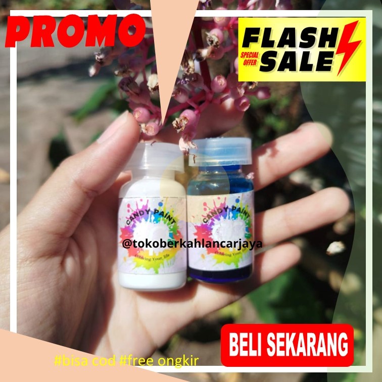 

(OLES) 12,5 ML CANDY PAINT CAT KACA TRANSPARAN GLASS PAINT CAT KACA PERMANEN