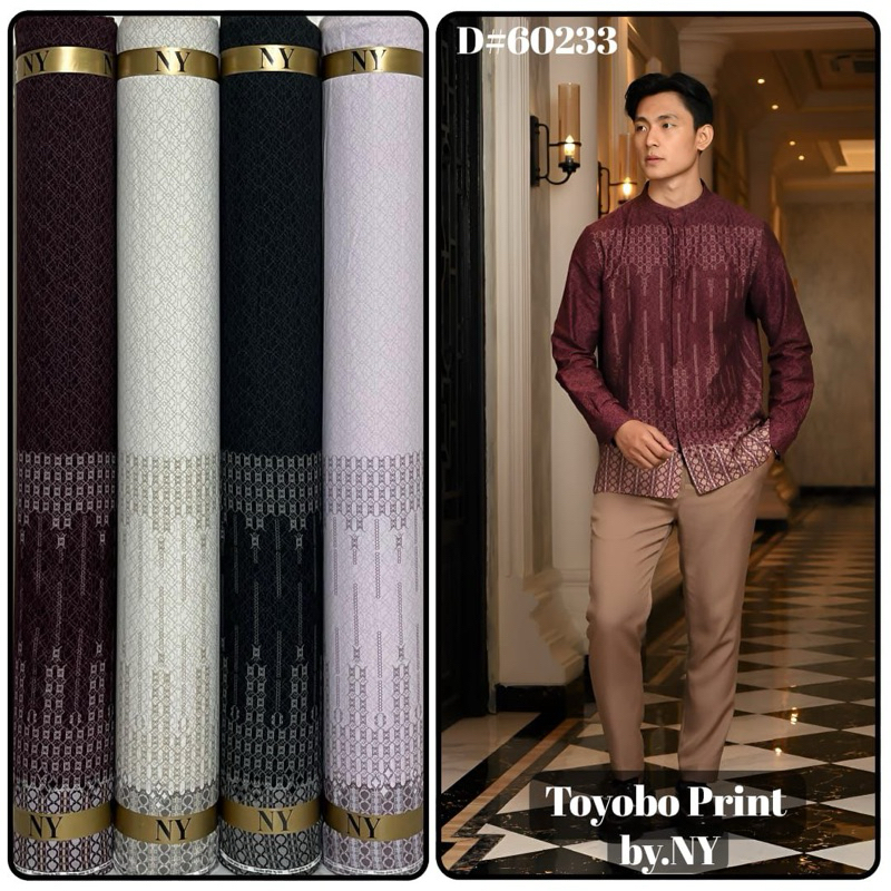 kain toyobo motif etnik | motif sabiya | kain meteran unisex | kain sarimbit | per setengah meter