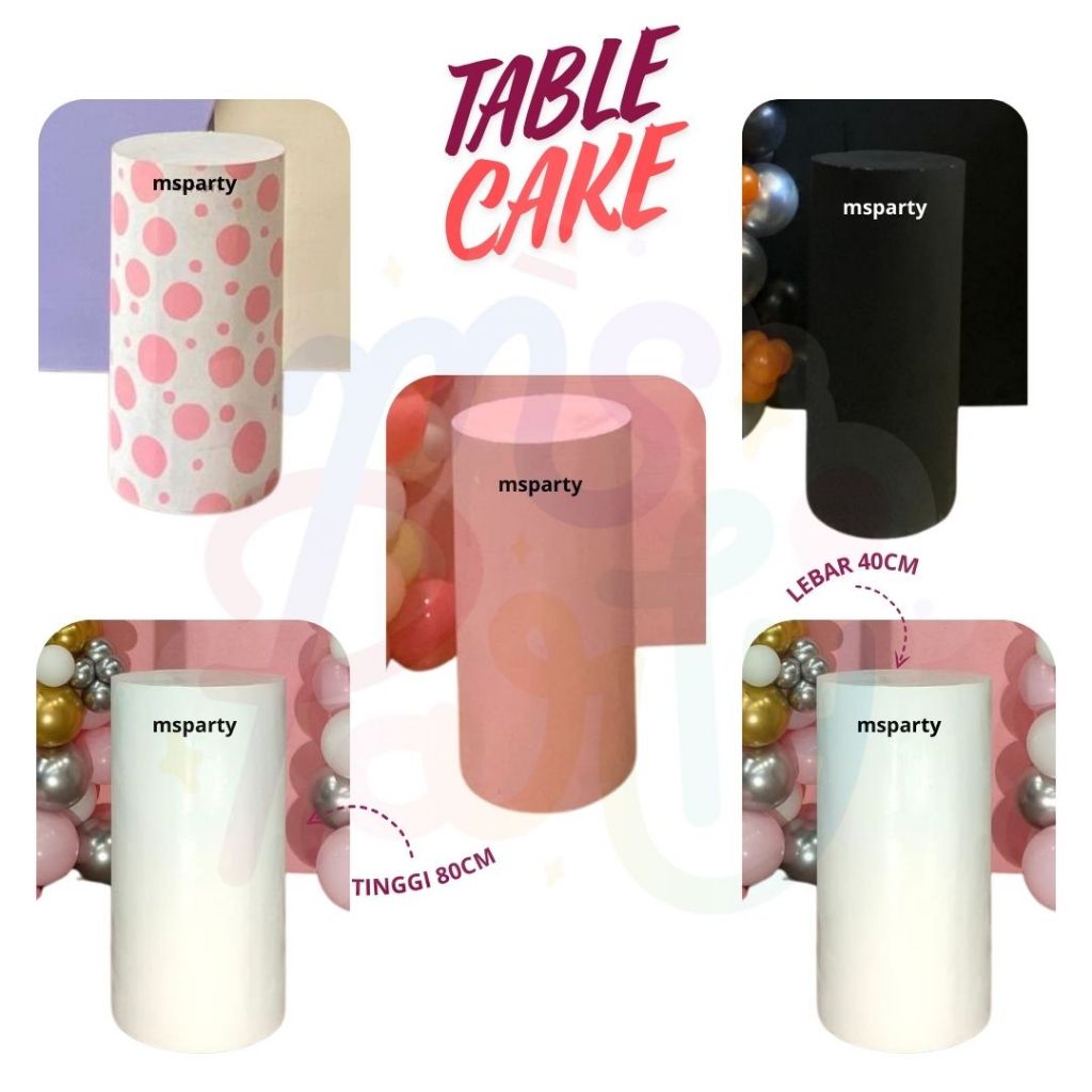 MS.PARTY CUSTOM GABUS TABLE CAKE / STANDING PODIUM CAKE GABUS (ONLY SURABAYA SEKITARNYA)