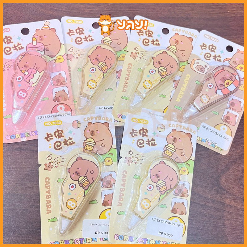 

YAY! Tip EX Capy Bara 7030 / Tip EX Labubu K-99306
