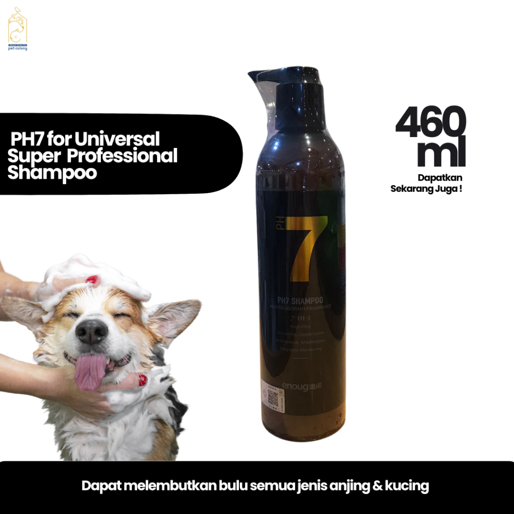 Pet Shampoo PH7 for Universal Super 460ml Professional Shampoo