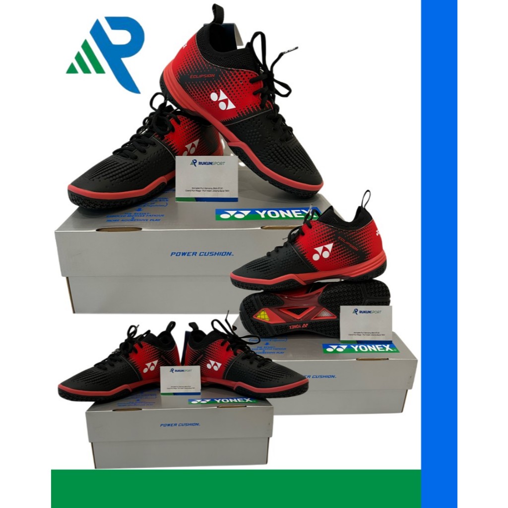 Sepatu Badminton YONEX ECLIPSION Z Men (black/red)