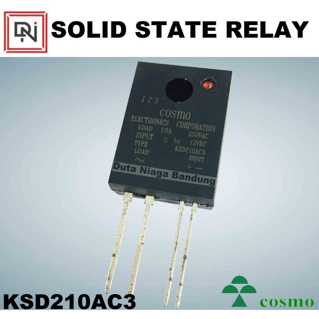 Solid State Relay KSD210AC3 SSR COSMO KSD 210AC3