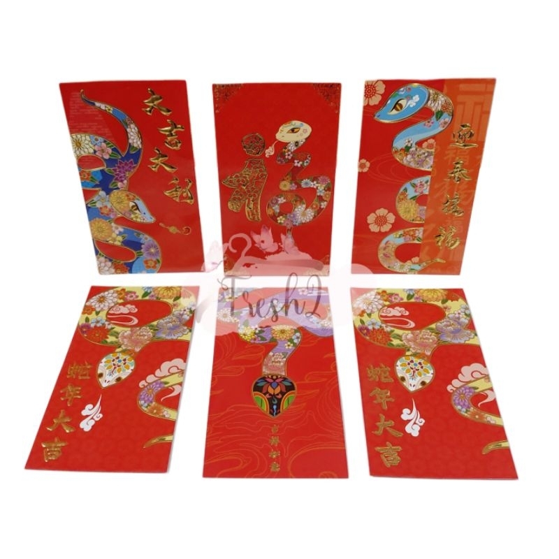 

angpao imlek sio ular panjang / angpao ular / amplop imlek