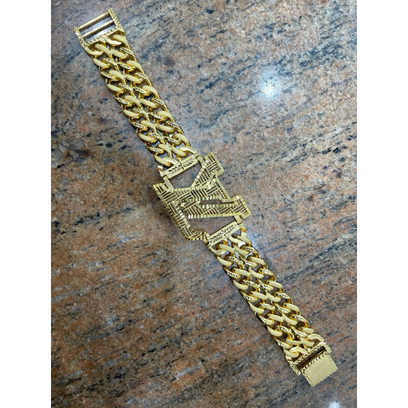 Gelang sisik naga branded EMAS ASLI Kadar 700