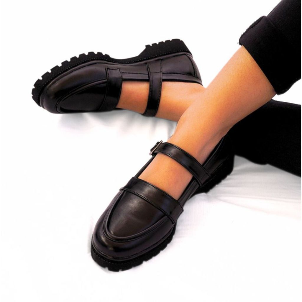Sepatu Loafers Wanita Docmart Casual Shoes Big Size Jumbo Original Zavatu