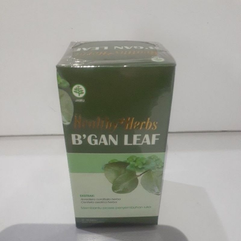 B'GAN LEAF - KAPSUL BINAHONG 60 KAPSUL - MEMBANTU PROSES PENYEMBUHAN LUKA