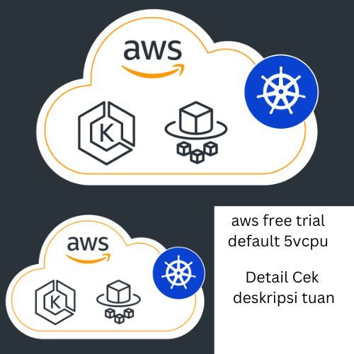 Jasa Pembuatan Akun AWS Free Tier Default 5Vcpu