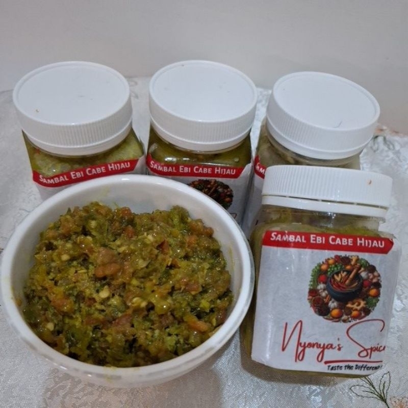 

Sambal Ebi Cabe Hijau Home Made