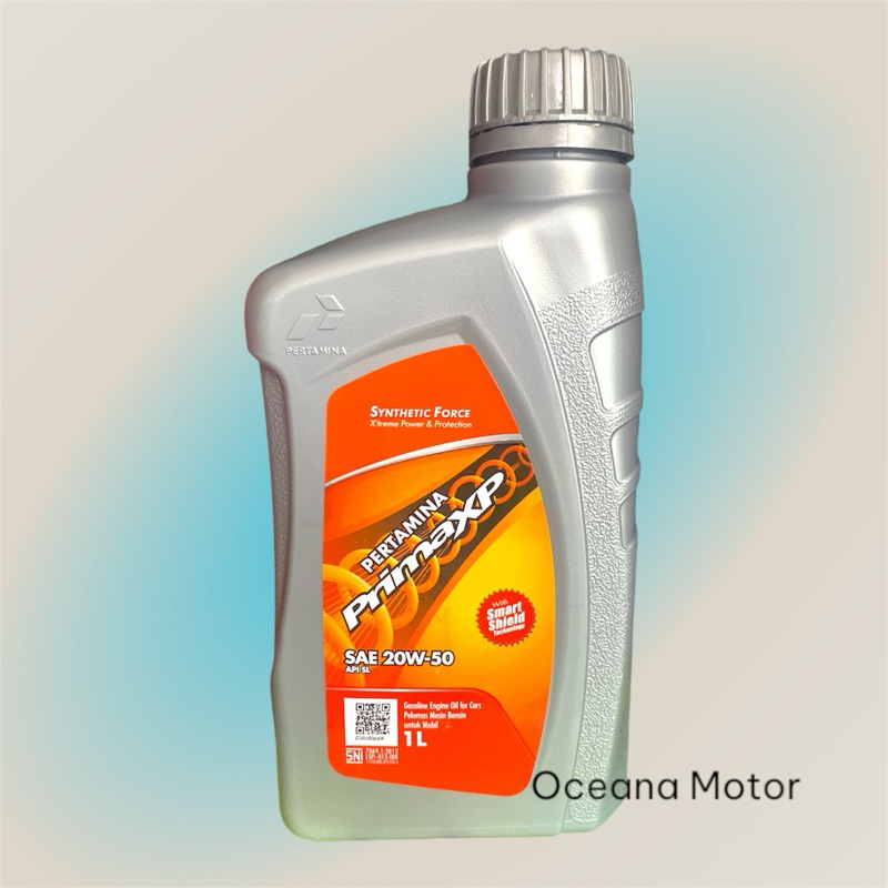 OLI MESIN PRIMA XP 1LITER PERTAMINA kemasan baru