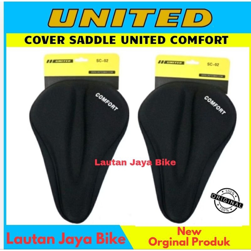 Sarung Jok Sepeda UNITED TEBAL DAN EMPUK COVER SADDLE SEPEDA SARUNG SADDLE SEPEDA