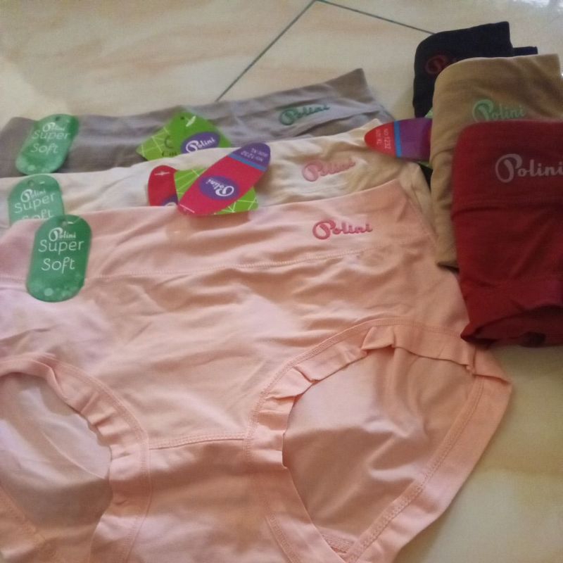 (6pcs) Celana dalam polini Renda