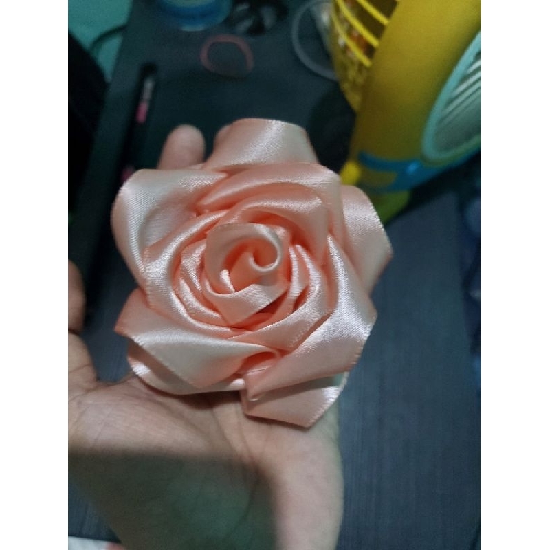 bunga satin bahan untuk buket 10cm