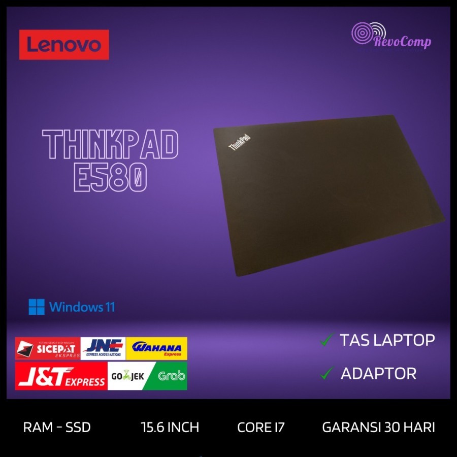 Laptop Lenovo Thinkpad E580 Core i7 8550u Ram SSD 256GB Win 11