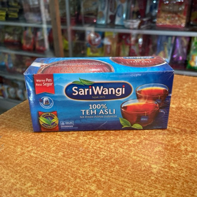 

TEH CELUP SARI WANGI ASLI ISI 25pcs