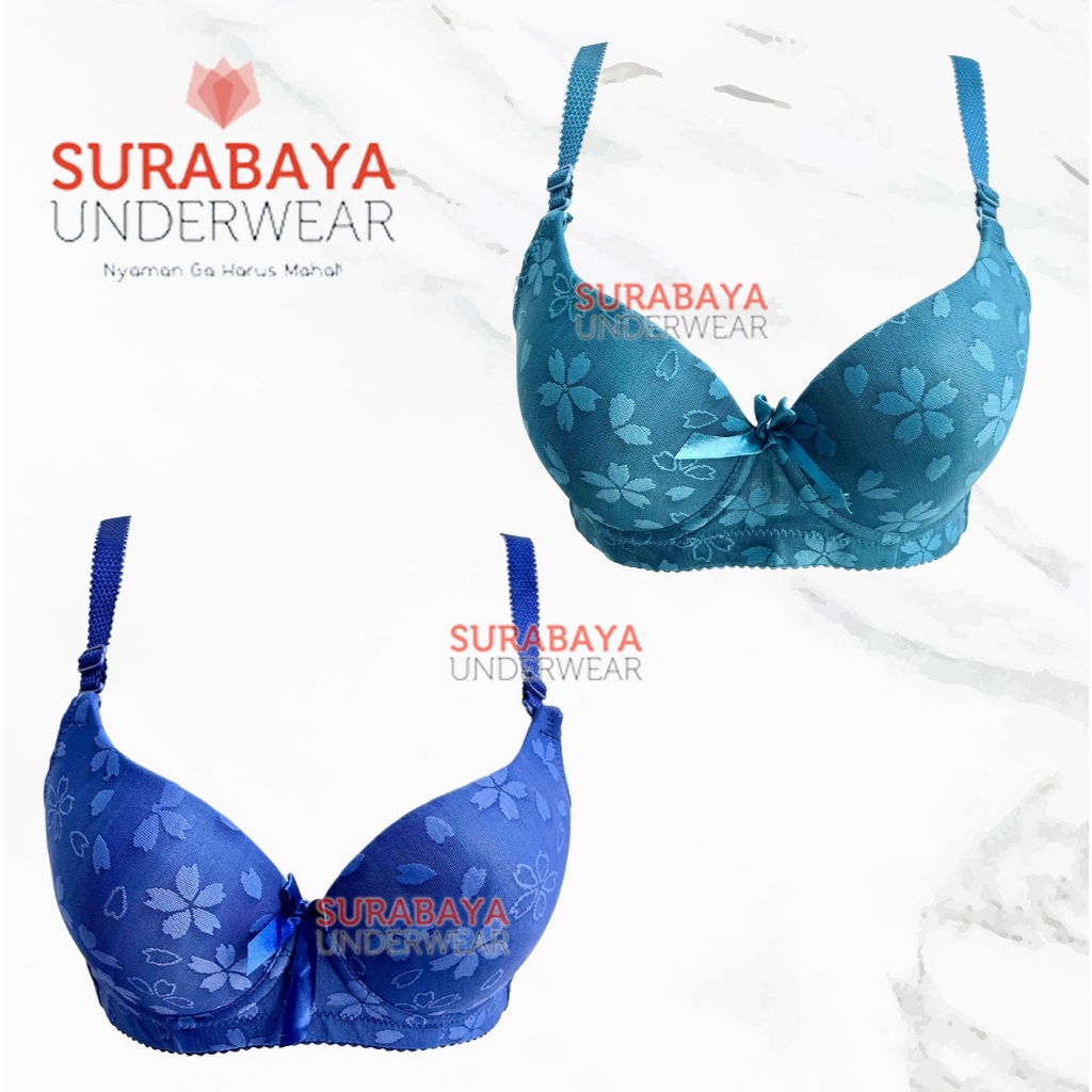 BRA / BH MOTIF DAUN FLORA BERKAWAT KAIT 3