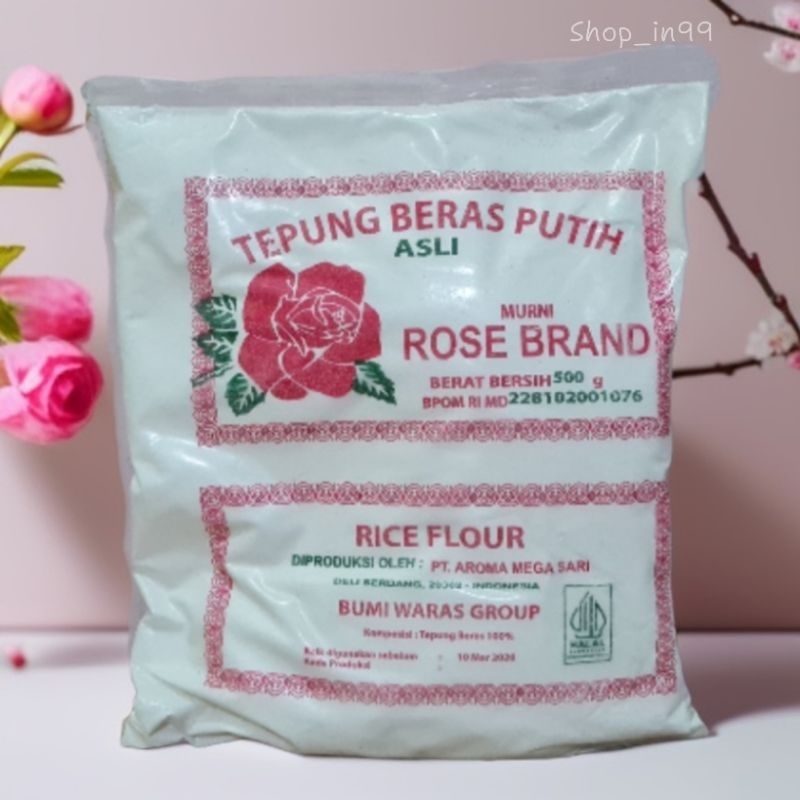 

Tepung Beras Rose Brand 500g