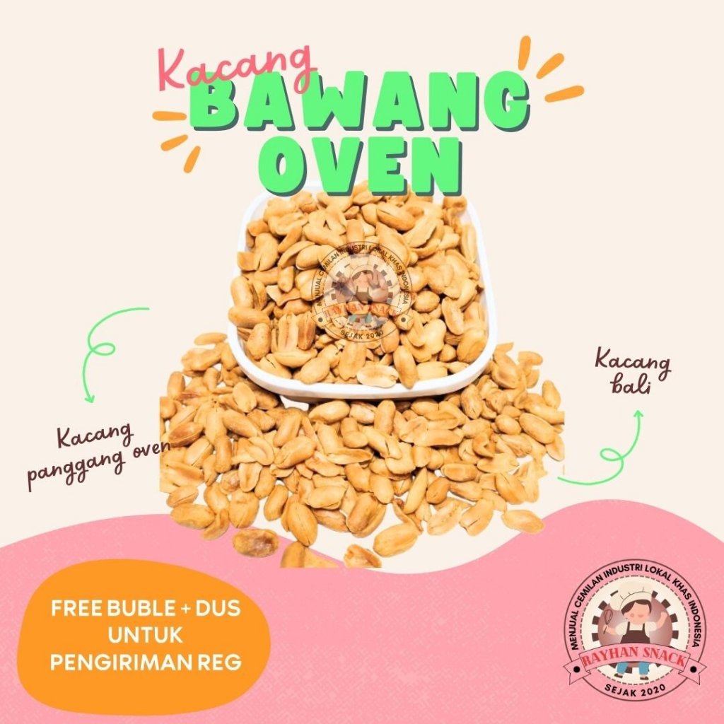 

EG Kacang Bawang Oven Panggang 250 Gr - Gurih Dijamin Nagih Terus