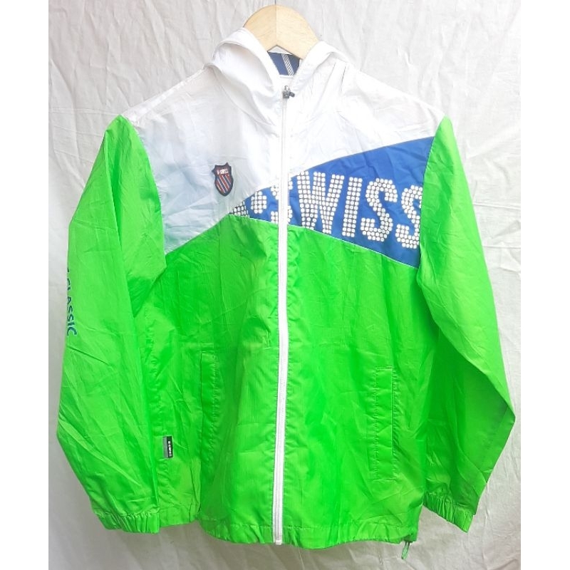 JAKET LIGHTWEIGHT OUTDOOR RUNNING MEREK K-SWISS SEPEDA MOTOR LARI OLAHRAGA UNISEX PRIA WANITA PRELOV