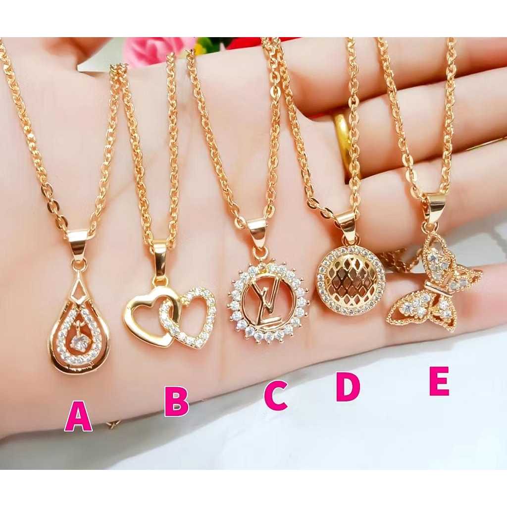 Kalung panjang kalung rantai emas