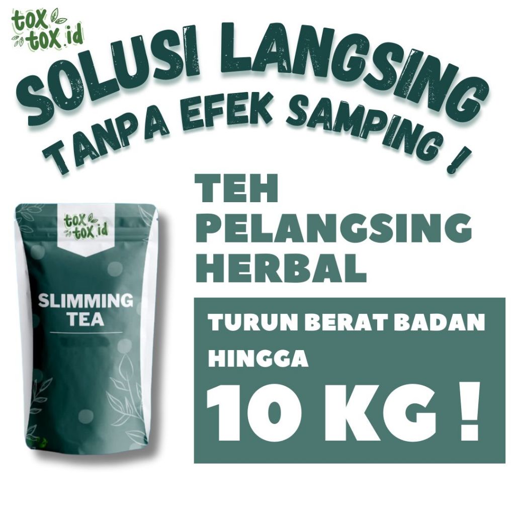 

TOXTOX - Slimming Tea Teh Diet Detox Pelangsing Herbal