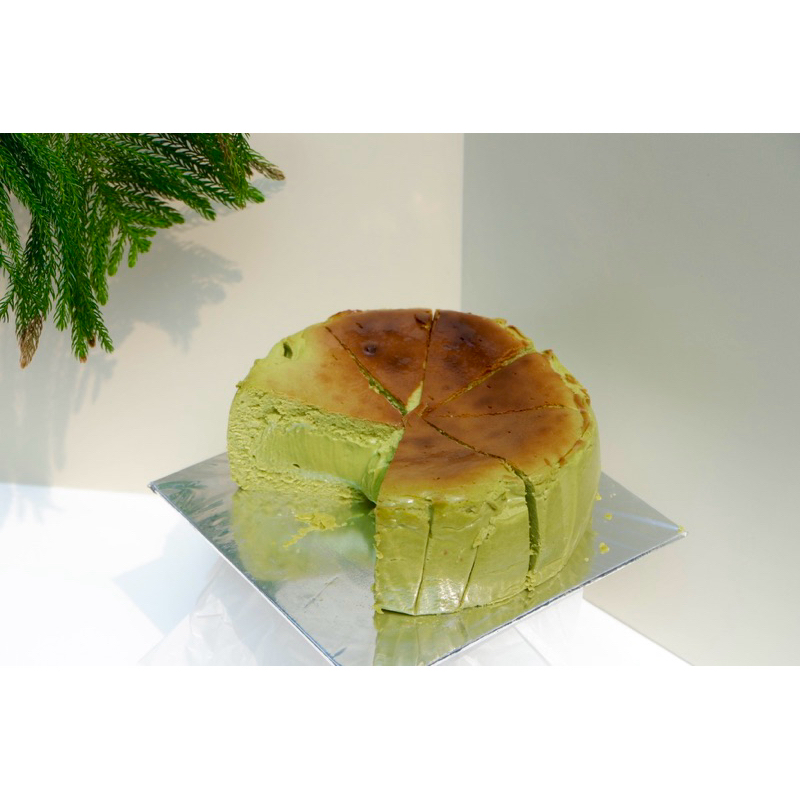 

Burnt Chessecake Matcha - Cheesecake Matcha - Matcha Cheese Cake