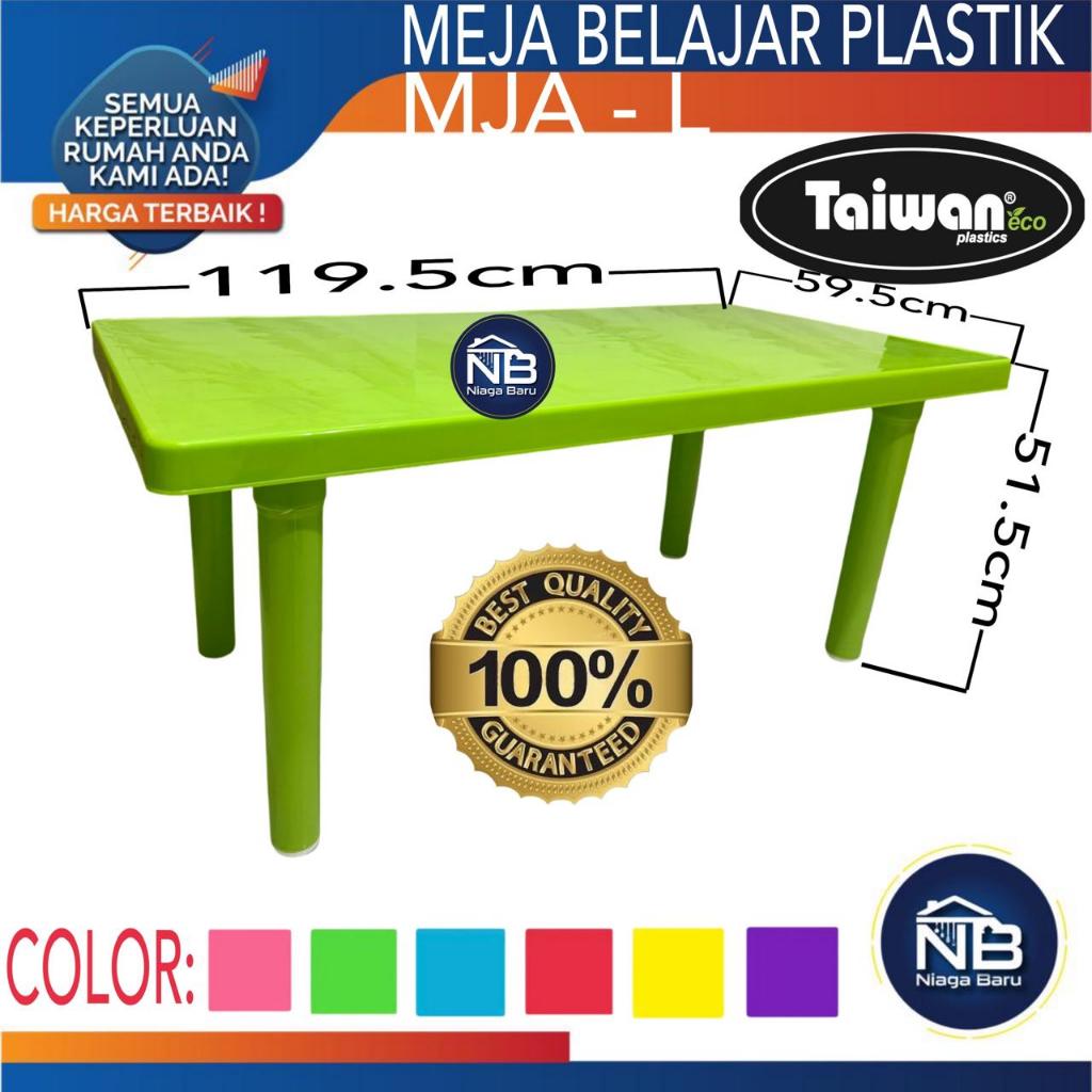 Meja Belajar Plastik Anak Taiwan Meja Paud Tk Meja Tulis Anak Persegi Panjang
