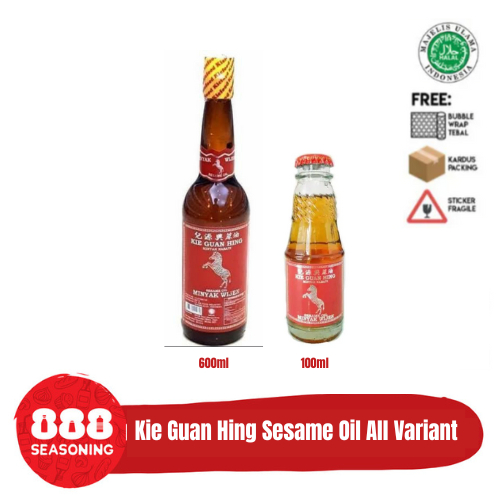 

Kie Guan Hing Sesame Oil Minyak Wijen Halal MUI 100ml 600ml