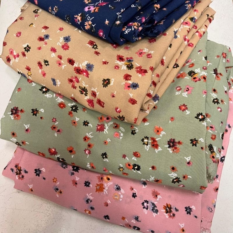 Kain Wolfis Premium Grade A / kain monalisa motif