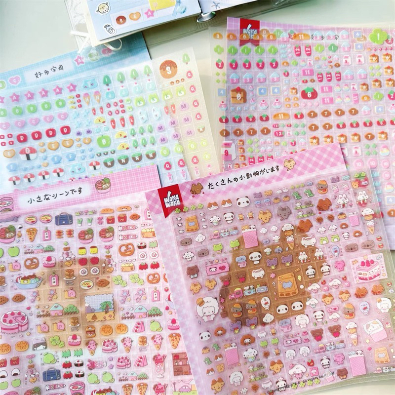 

sticker lucu wk deco journal stiker dekorasi readystock B2050