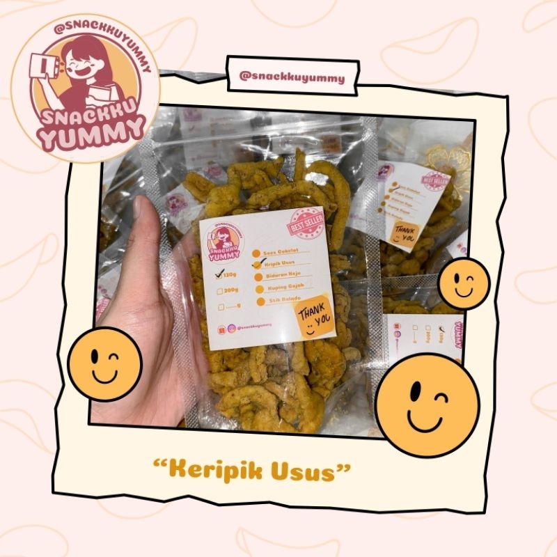 

Keripik Usus Ayam Original [ 130gr ]