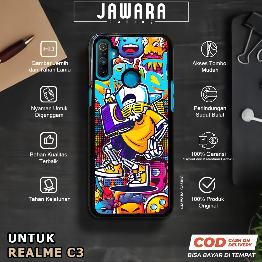 Case Realme C3 Casing Realme C3 [CSKL] Premium Case Glossy Case Hp Realme Jawara Casing Hp Realme C3