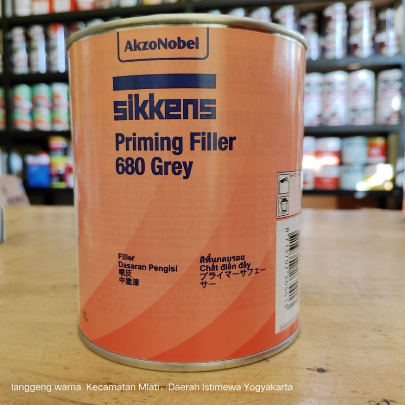 Sikkens Priming Filler 680 Grey Epoxy