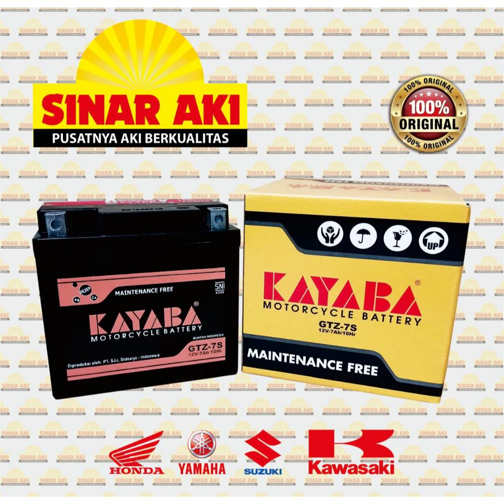 Aki Motor NMAX ADV 150 CB150R KAYABA GTZ7S Aki Kering