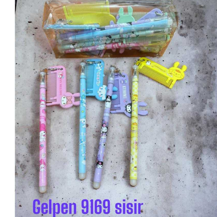 

[1 Pcs] Pulpen Sisir Sanrio 9169 / Gel Pen Sisir Sanrio 9169