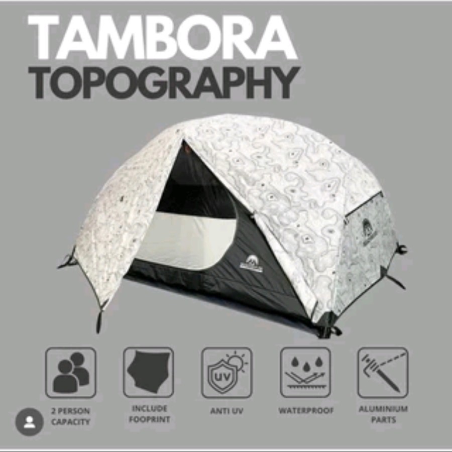 tenda bigadventure tambora 2p topography