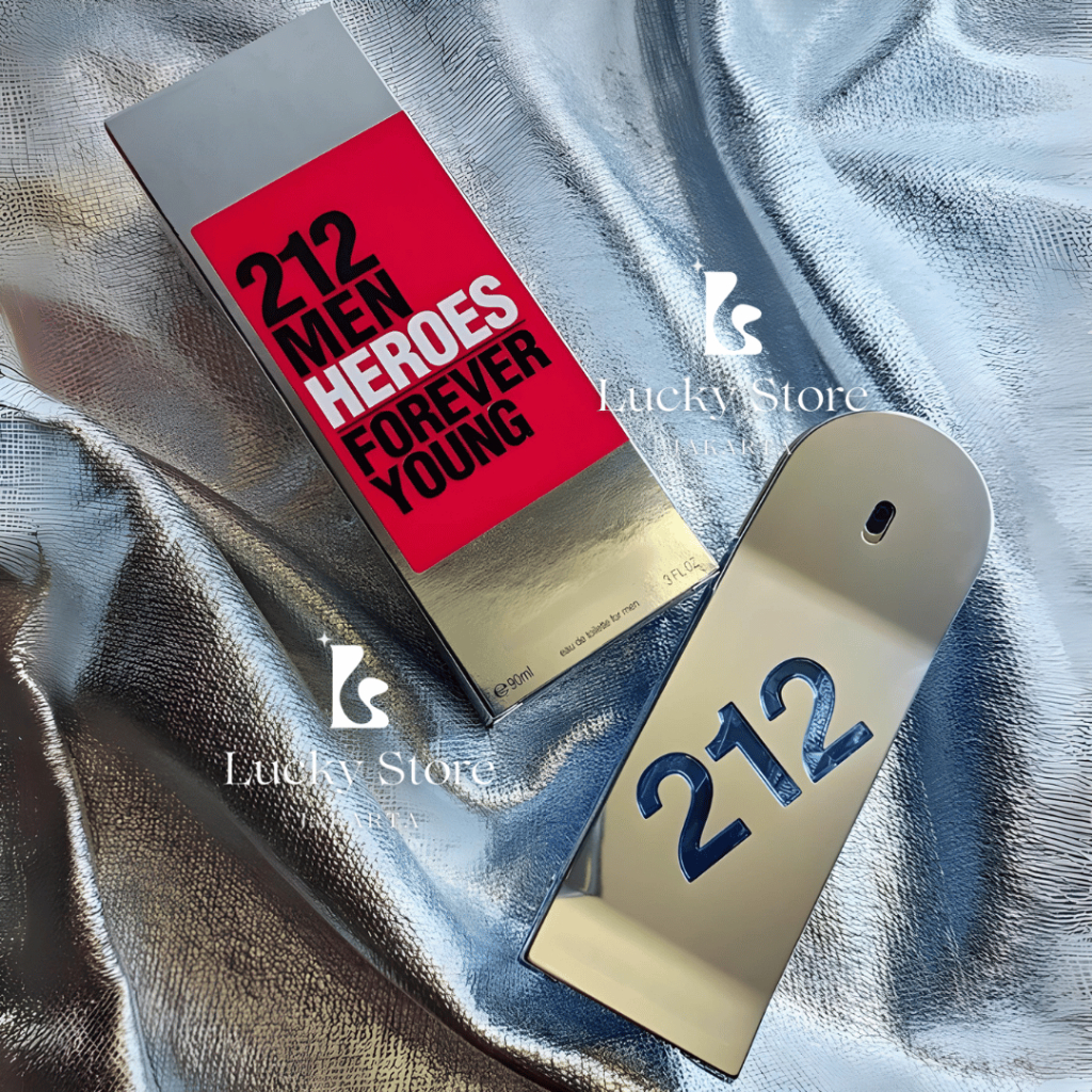[COD] PARFUM 212 MEN HEROES FOREVER YOUNG 100ML PARFUME PRIA ORIGINAL SINGAPORE TAHAN LAMA