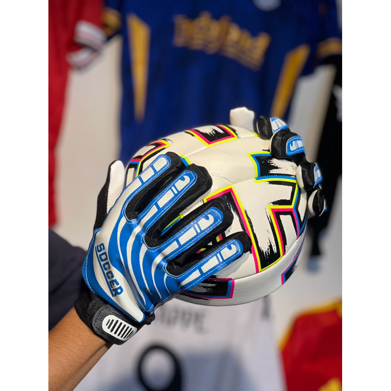 SARUNG TANGAN BOLA KIPER GK GOAL KEEPER SOCCER MURAH